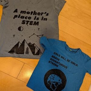 Mom+Child Pair Of feminist T-Shirts